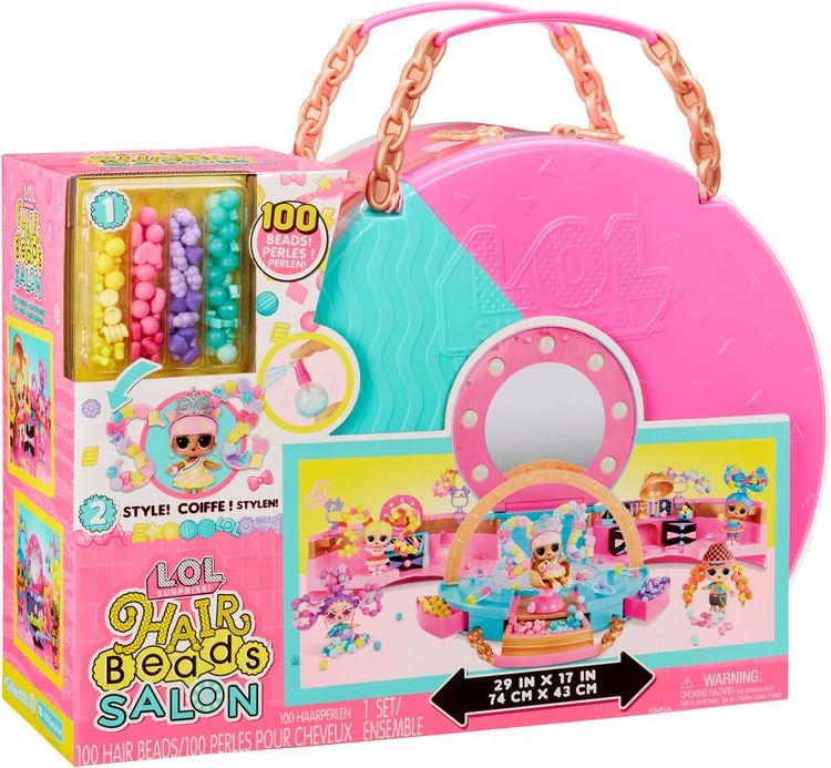LOL Surprise Haarspangen Set | 8 Bunte Haarclips Mit Glitzer | Für Mädchen & Kinder