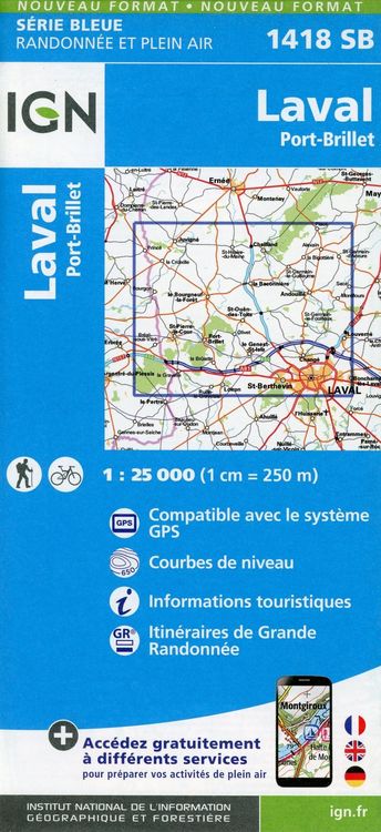 Produktbild: Laval Port Brille 1:25 000