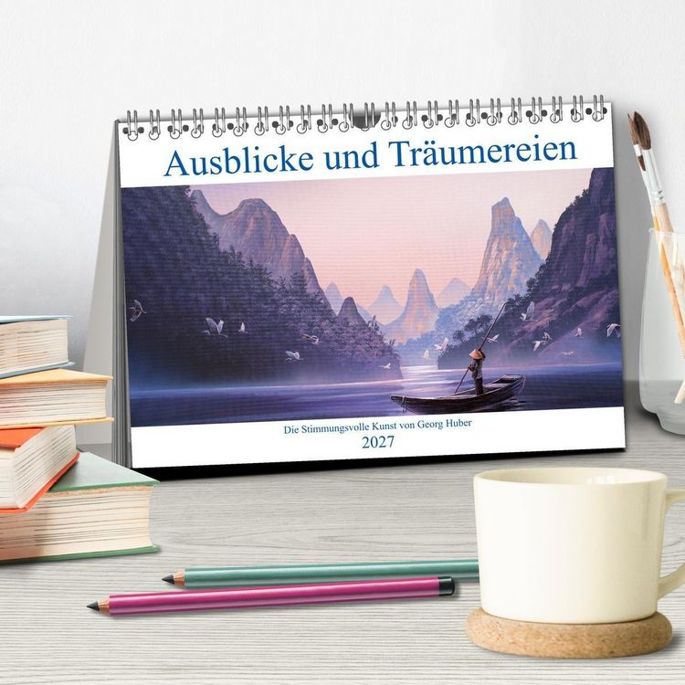 Produktbild: Paradise, Ausblicke und Tr&auml;umereien (Tischkalender 2027 DIN A5 quer), CALVENDO Monatskalender