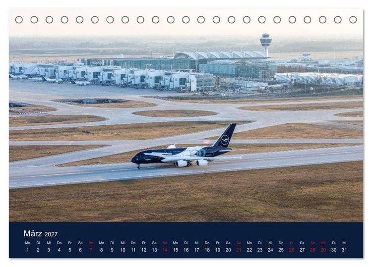 Produktbild: Lufthansa 100 Years (Tischkalender 2027 DIN A5 quer), CALVENDO Monatskalender