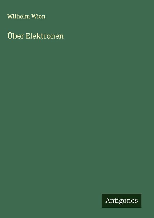 Produktbild: &Uuml;ber Elektronen