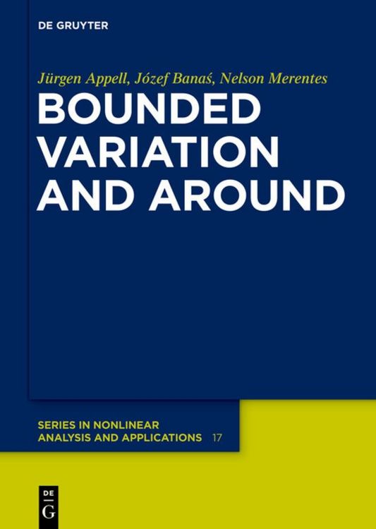 Produktbild: Bounded Variation and Around