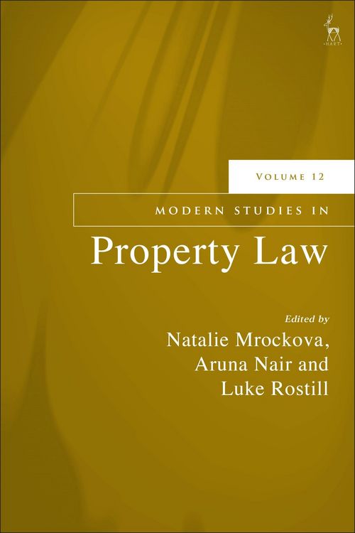 Produktbild: Modern Studies in Property Law, Volume 12