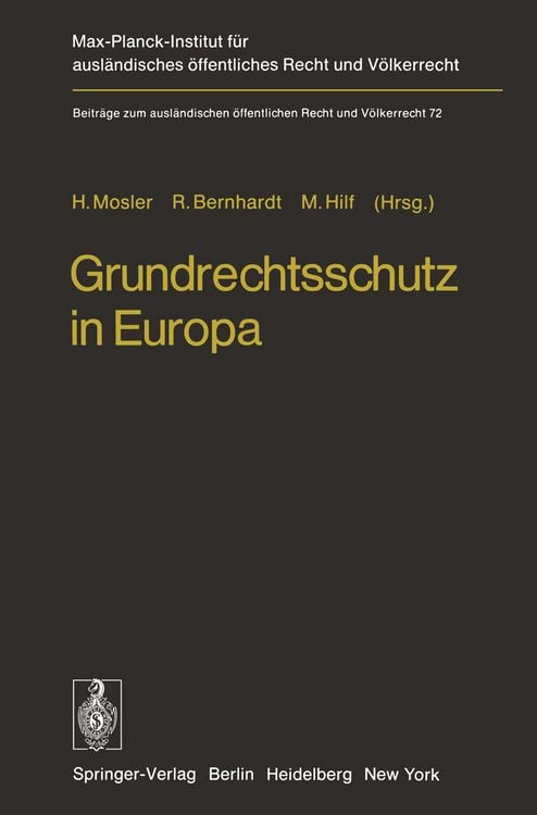 Produktbild: Grundrechtsschutz in Europa