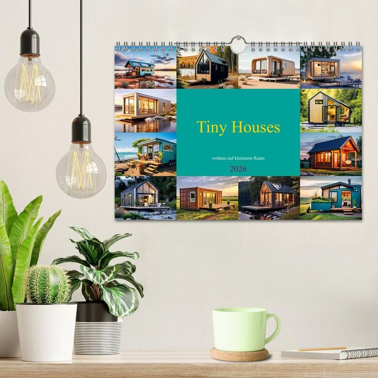 Produktbild: Tiny Houses - wohnen auf kleinstem Raum (Wandkalender 2026 DIN A4 quer), CALVENDO Monatskalender
