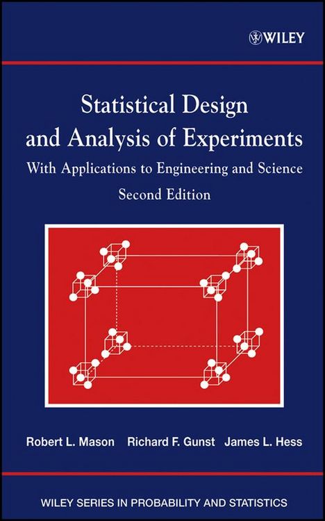 Produktbild: Statistical Design and Analysis of Experiments