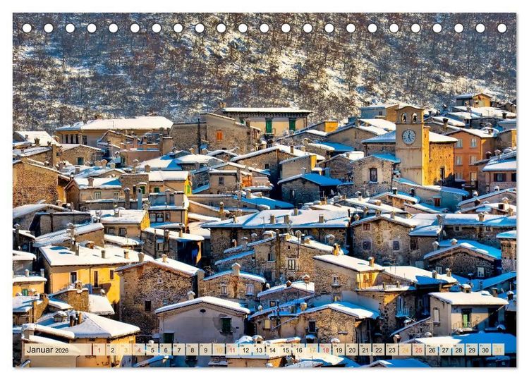 Produktbild: Abruzzen, vom Apennin bis an die Adria (Tischkalender 2026 DIN A5 quer), CALVENDO Monatskalender