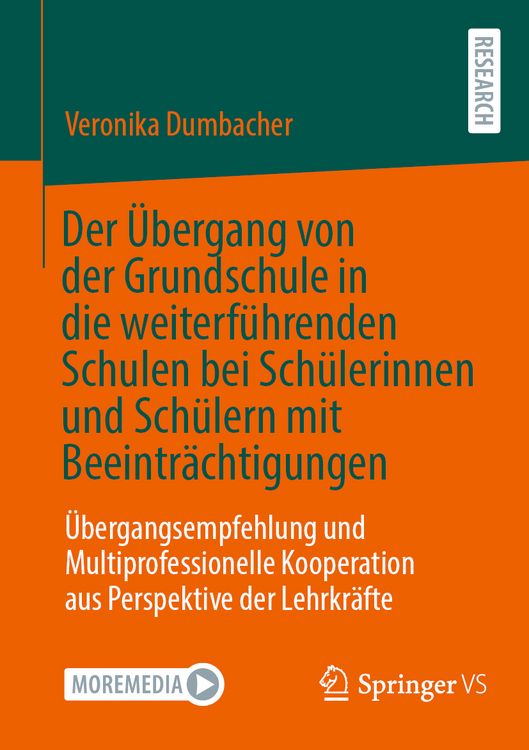 Produktbild: Der &Uuml;bergang von der Grundschule in die weiterf&uuml;hrenden Schulen bei Sch&uuml;lerinnen und Sch&uuml;lern mit Beeintr&auml;chtigungen