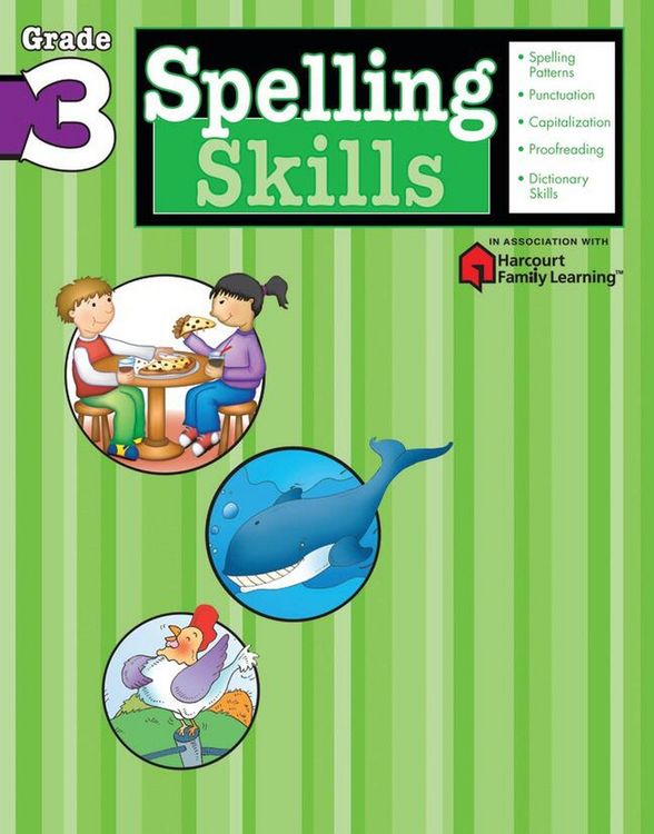 Produktbild: Spelling Skills: Grade 3 (Flash Kids Harcourt Family Learning)