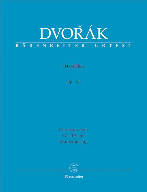 Produktbild: Rusalka op.114, Klavierauszug