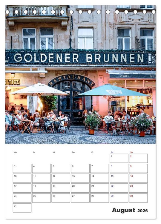 Produktbild: Wiesbaden Terminplaner (Tischkalender 2026 DIN A5 hoch), CALVENDO Monatskalender