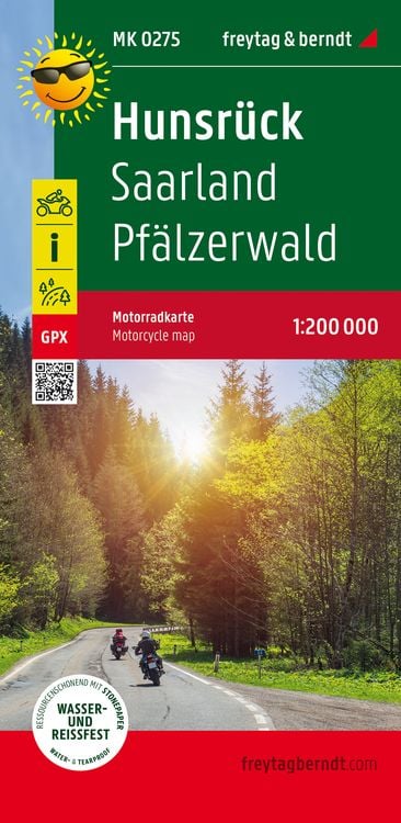 Bild vom Artikel Hunsrück, Motorradkarte 1:200.000, freytag & berndt vom Autor Freytag & berndt