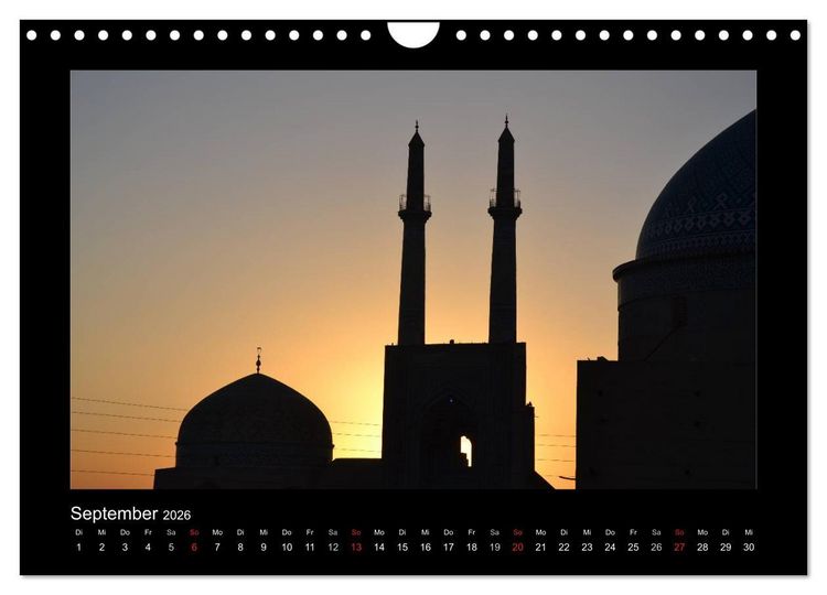 Produktbild: IRAN 2026 (Wandkalender 2026 DIN A4 quer), CALVENDO Monatskalender