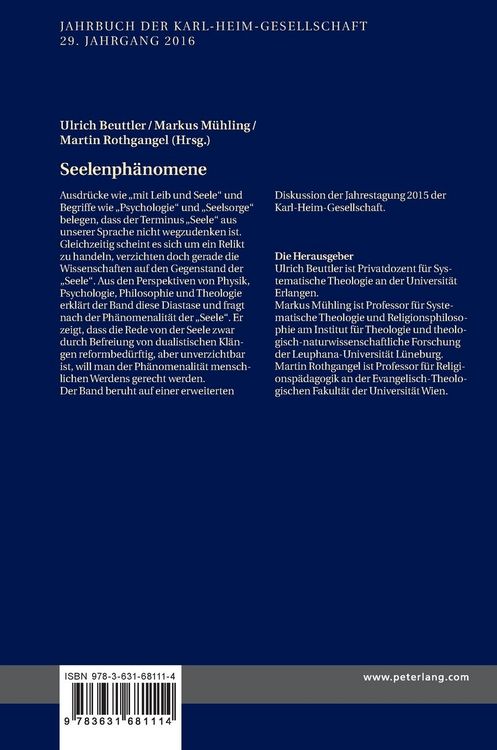 Produktbild: Seelenph&auml;nomene