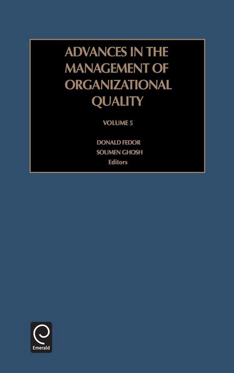 Produktbild: Advances in the Management of Organizational Quality