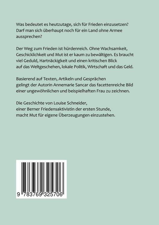 Produktbild: Immer f&uuml;r den Frieden