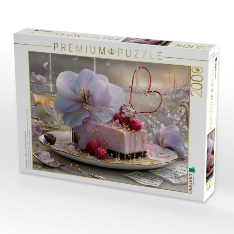 Produktbild: CALVENDO Puzzle Herzenss&uuml;&szlig;- ein Moment voller Poesie und Genuss | 2000 Teile Lege-Gr&ouml;&szlig;e 90x67cm Foto-Puzzle f&uuml;r gl&uuml;ckliche Stunden