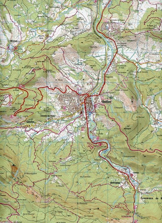 Produktbild: Quillan Alet-les-Bains 1:25 000