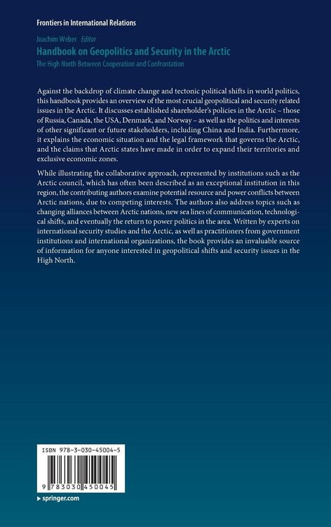 Produktbild: Handbook on Geopolitics and Security in the Arctic