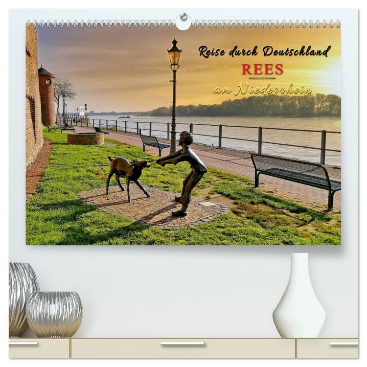 Produktbild: Reise durch Deutschland - Rees am Niederrhein (hochwertiger Premium Wandkalender 2026 DIN A2 quer), Kunstdruck in Hochglanz