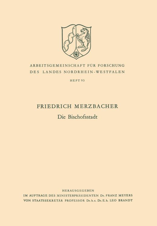 Produktbild: Die Bischofsstadt