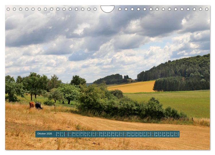 Produktbild: Die Toskana der Eifel - Das Lampertstal (Wandkalender 2026 DIN A4 quer), CALVENDO Monatskalender