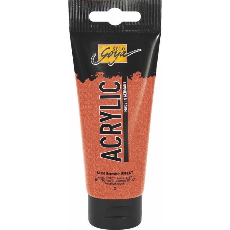 Produktbild: SOLO GOYA Acrylic Effekt bernstein 100ml Tube