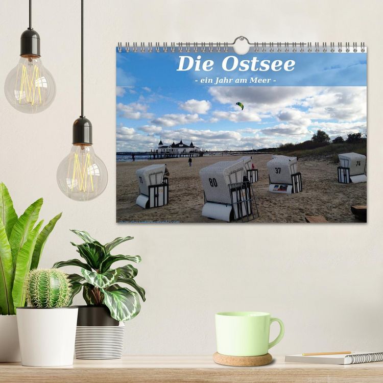 Produktbild: Die Ostsee - Ein Jahr am Meer (Wandkalender 2026 DIN A4 quer), CALVENDO Monatskalender