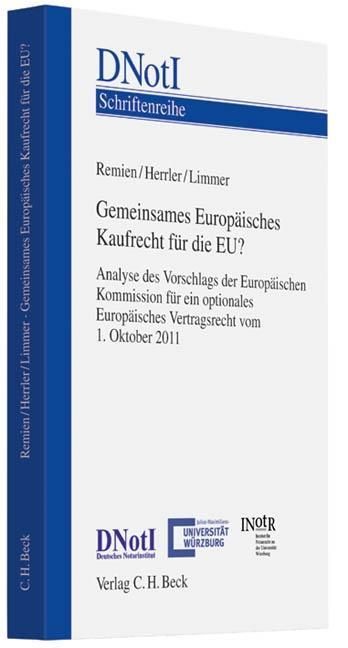 Produktbild: Gemeinsames Europ&auml;isches Kaufrecht f&uuml;r die EU?