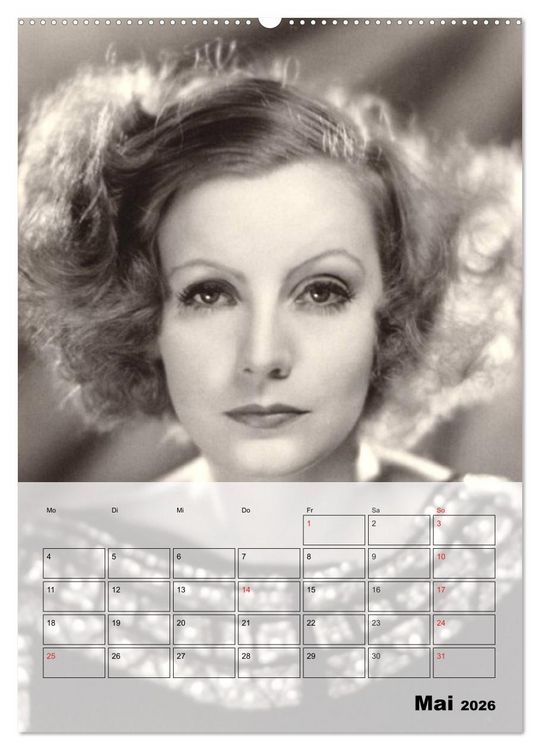 Produktbild: Filmstars der goldenen Leinwandjahre (hochwertiger Premium Wandkalender 2026 DIN A2 hoch), Kunstdruck in Hochglanz
