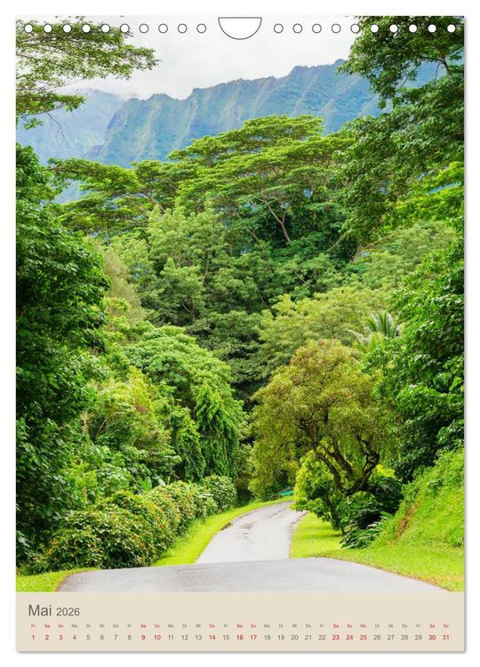Produktbild: O'ahu - Hawaii, Bilder aus dem S&uuml;dseeparadies (Wandkalender 2026 DIN A4 hoch), CALVENDO Monatskalender