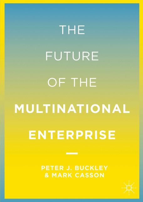 Produktbild: The Future of the Multinational Enterprise