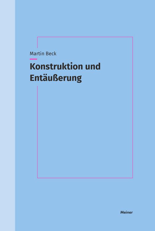 Produktbild: Konstruktion und Ent&auml;u&szlig;erung