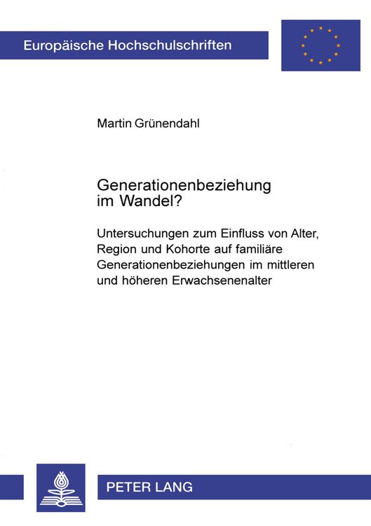Produktbild: Generationenbeziehung im Wandel?