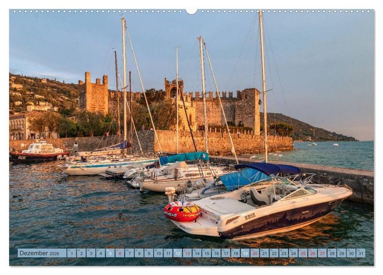 Produktbild: Gardasee, das Paradies im Norden Italiens (Wandkalender 2026 DIN A2 quer), CALVENDO Monatskalender