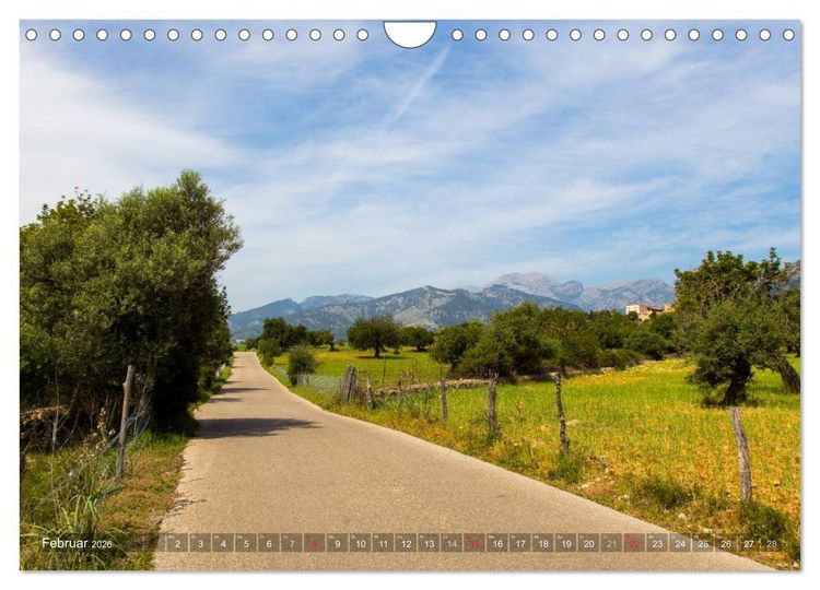 Produktbild: Mallorca: Die sch&ouml;nsten Landschaften f&uuml;r Rennradfahrer (Wandkalender 2026 DIN A4 quer), CALVENDO Monatskalender