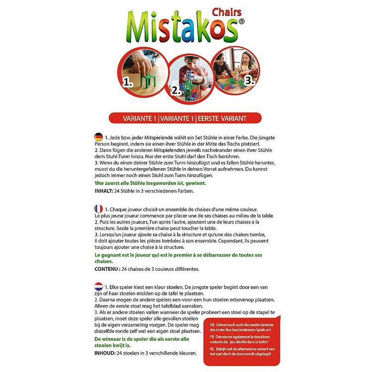Produktbild: Mistakos St&uuml;hle f&uuml;r 3 Spieler