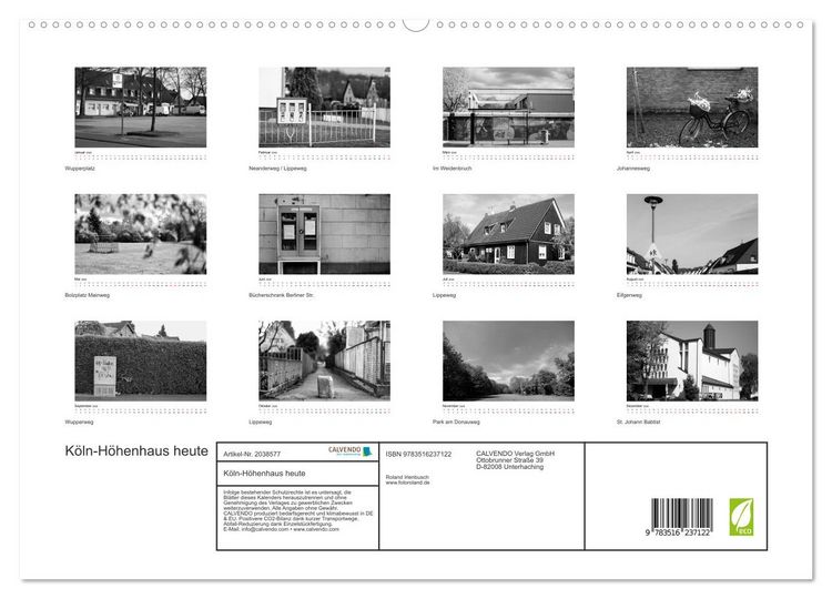Produktbild: K&ouml;ln-H&ouml;henhaus heute (hochwertiger Premium Wandkalender 2026 DIN A2 quer), Kunstdruck in Hochglanz