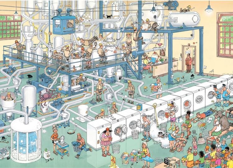 Produktbild: Jan van Haasteren - 2026 (2in1 Puzzle 1000 Teile)