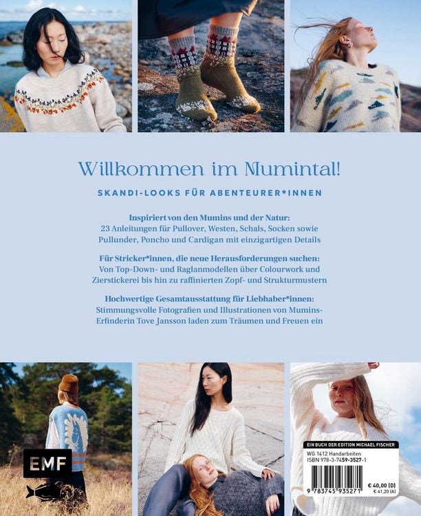 Produktbild: Die wunderbare Welt der Mumins: Das Skandi-Strickbuch