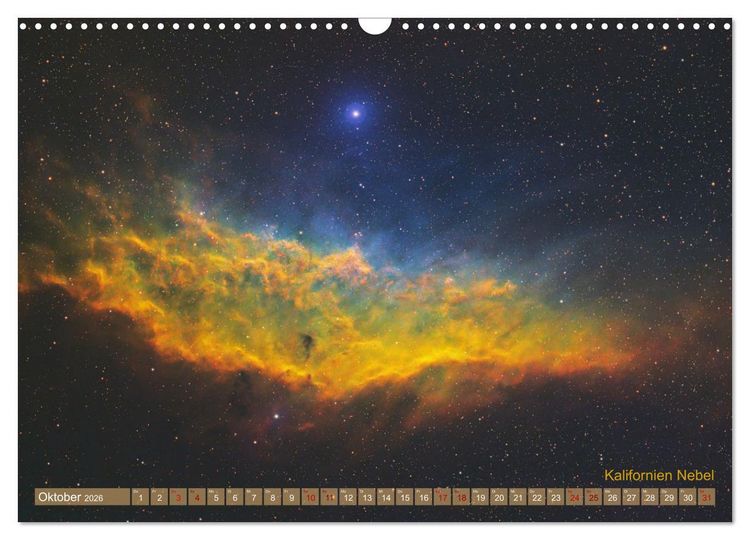Produktbild: Deep Sky Kalender (Wandkalender 2026 DIN A3 quer), CALVENDO Monatskalender