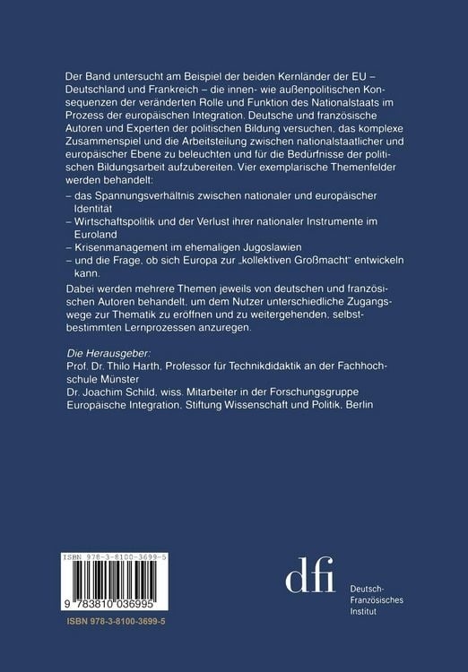 Produktbild: Nationalstaaten in der EU &mdash; Identit&auml;t und Handlungsm&ouml;glichkeiten