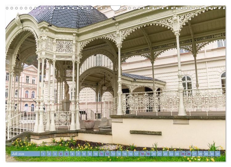 Produktbild: Karlovy Vary - Stadt der heilenden Quellen (Wandkalender 2026 DIN A3 quer), CALVENDO Monatskalender