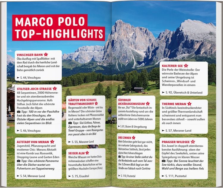 Produktbild: MARCO POLO Reisef&uuml;hrer S&uuml;dtirol