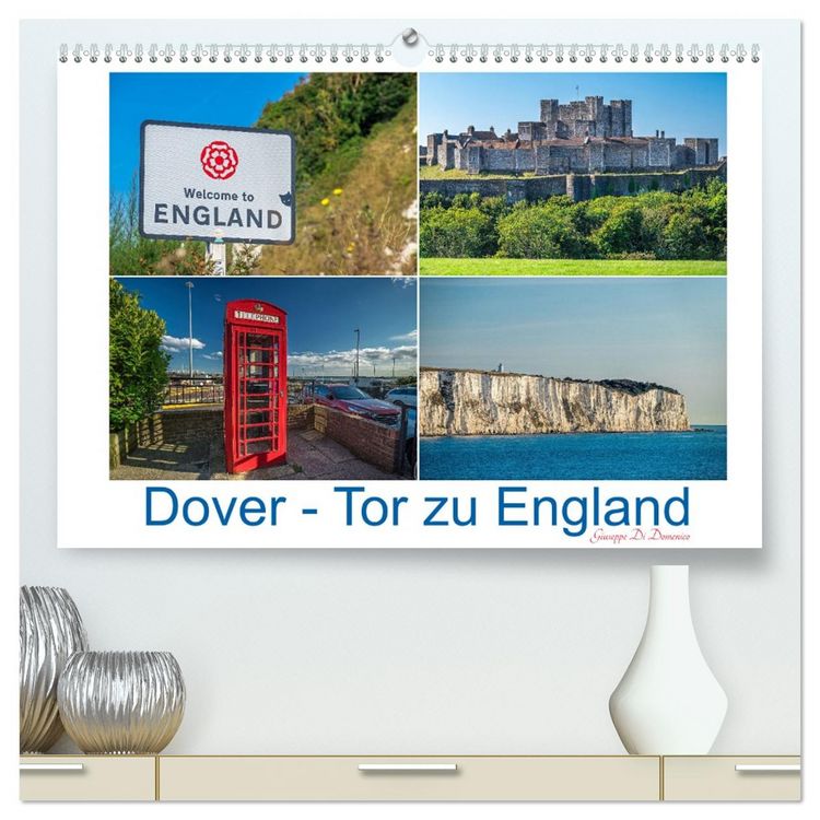 Produktbild: Dover - Tor zu England (hochwertiger Premium Wandkalender 2026 DIN A2 quer), Kunstdruck in Hochglanz