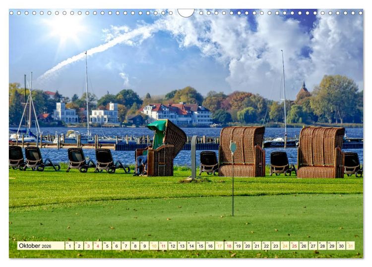 Produktbild: Reise durch Deutschland - Bad Zwischenahn am Zwischenahner Meer (Wandkalender 2026 DIN A3 quer), CALVENDO Monatskalender