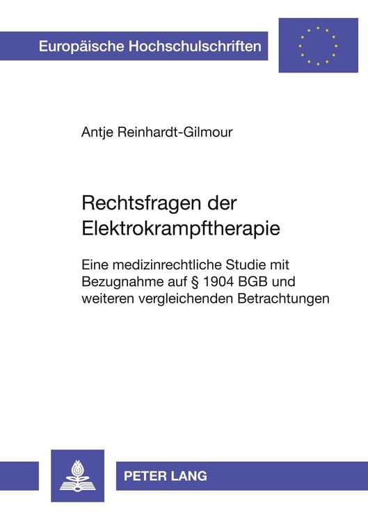 Produktbild: Rechtsfragen der Elektrokrampftherapie