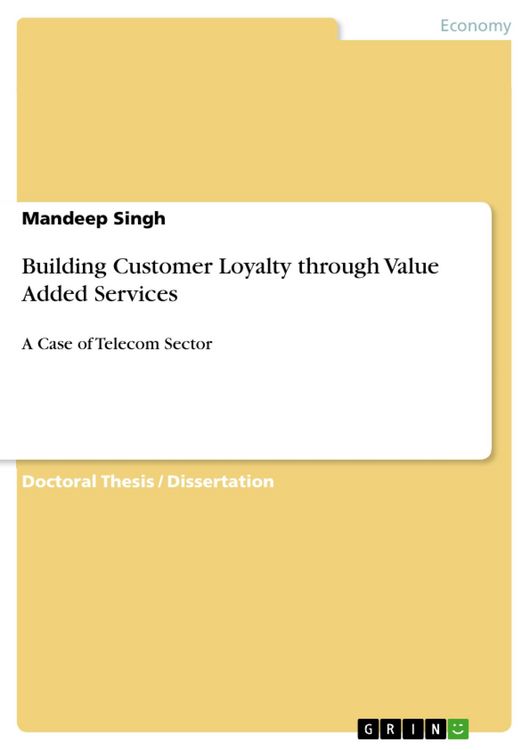 Produktbild: Building Customer Loyalty through Value Added Services