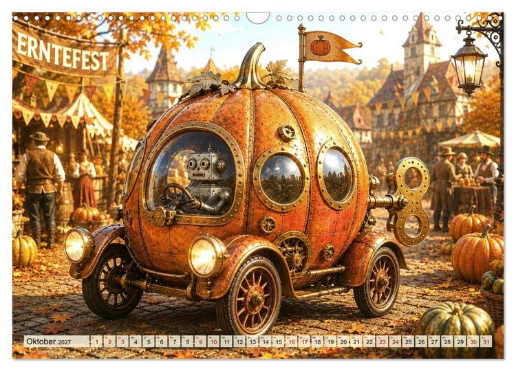 Produktbild: Die kleinen Helden aus Blech (Wandkalender 2027 DIN A3 quer), CALVENDO Monatskalender