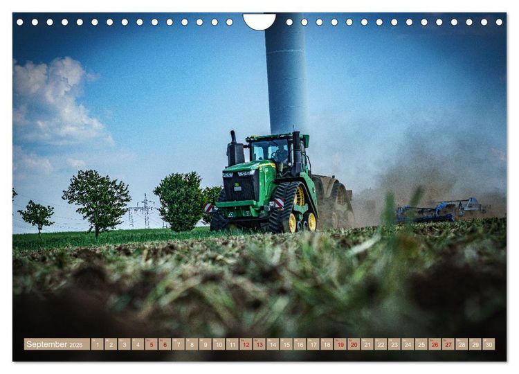 Produktbild: Moderne Landtechnik (Wandkalender 2026 DIN A4 quer), CALVENDO Monatskalender